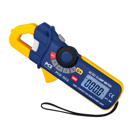 Pce Instruments Digital Current Clamp, AC/DC current measurement up to 80 Amps PCE-DC3